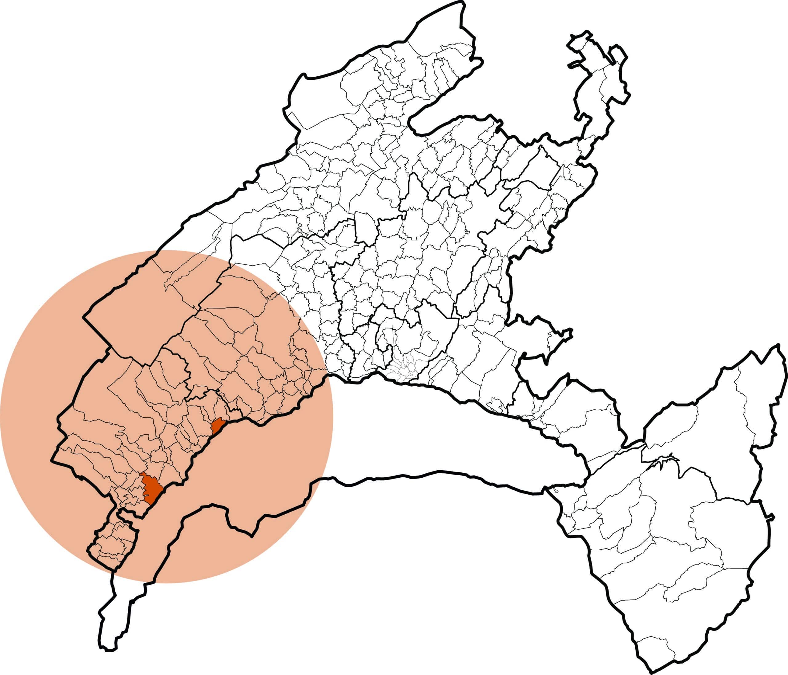Zone d'intervention du secteur électricité générale de bally