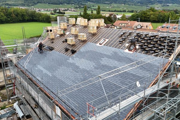 Réalisation du secteur énergie et photovoltaïque de bally