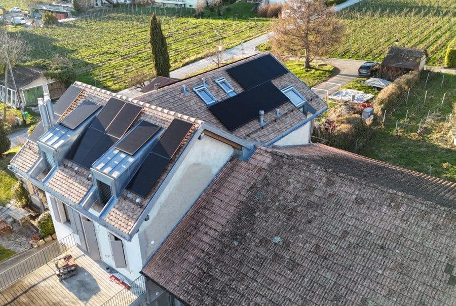 Réalisation du secteur énergie et photovoltaïque de bally