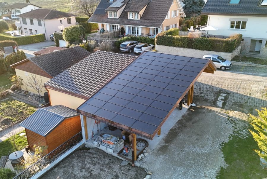 Réalisation du secteur énergie et photovoltaïque de bally