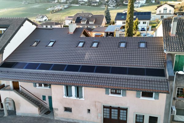 Réalisation du secteur énergie et photovoltaïque de bally